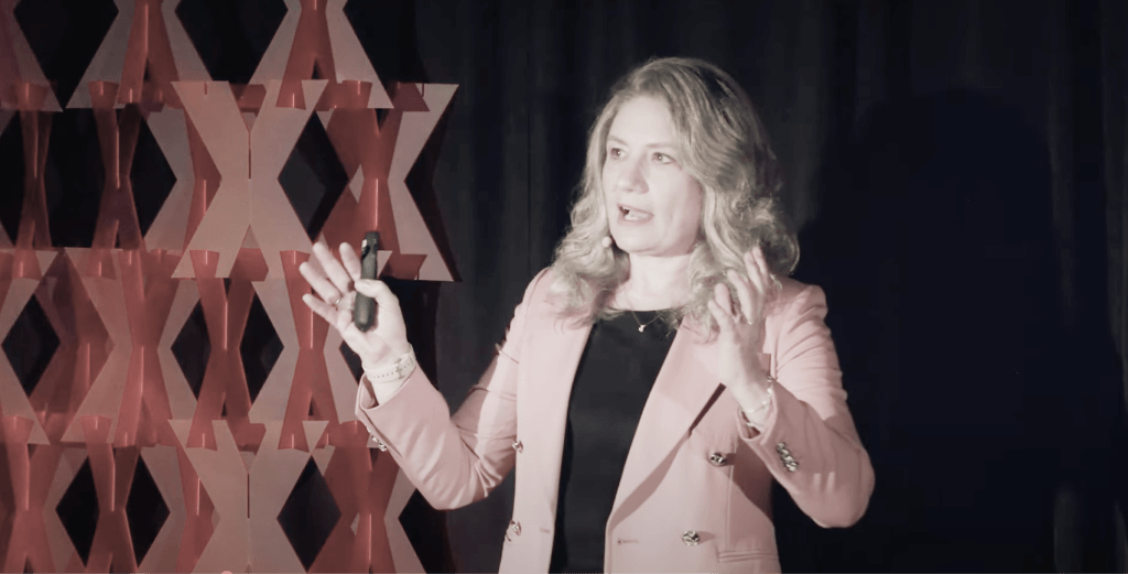 Dr. Anna Mandinova on stage